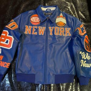 Marc Buchanan NY Knicks Edition – Customized Leather Jacket