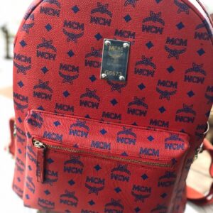 Black and white monogram Customized Leather Jacket with premium black leather sleeves and white ribbed trim.